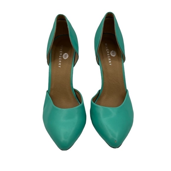 Riverberry Teal Pointed Toe Heels Size 8 Women’s - Picture 3 of 10